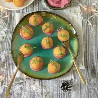 Sýrové krokety s brusinkovou majonézou