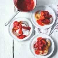 Syrniky s jahodovou omáčkou