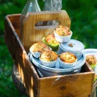 Sýrovo-olivové piknikové muffiny Sýrovo-olivové piknikové muffiny