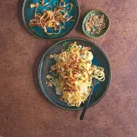 Těstoviny s petrželí dvojí konzistence