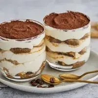 Tiramisu poháry bez vajec
