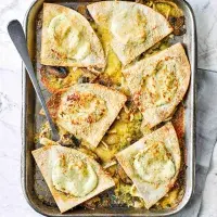 Tortilly z trouby se žampiony a sýrem brie