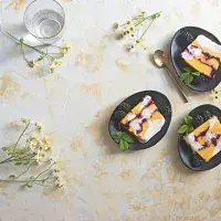 Tříbarevné zmrzlinové řezy