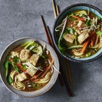 Veganský ramen s houbami
