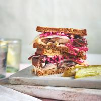 Vegetariánský Reuben sendvič
