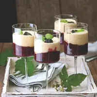 Ostružinový zabaglione