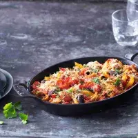 Zapečené pikantní těstoviny s tuňákem