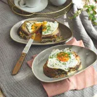 Zapečený sendvič Croque Madame