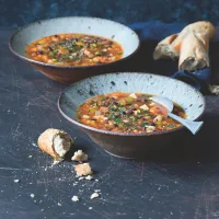 Zeleninová polévka s azuki