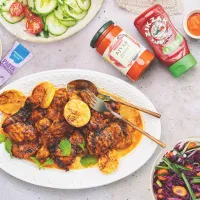 Grilované kuřecí à la šavarma Grilované kuřecí à la šavarma