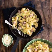 Těstoviny à la rizoto s uzeným sýrem