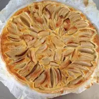 Koláč s pečenými jablky