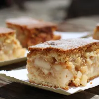 Jablkový koláč s bílým vínem Jablkový koláč s bílým vínem