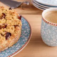 Kynutý švestkový koláč