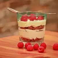 Malinovo-jogurtový pohár