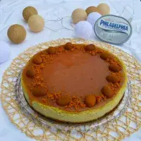 Pistáciový cheesecake s karamelem Pistáciový cheesecake s karamelem