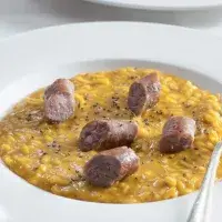 Dýňové rizoto se salsicciou