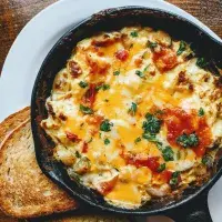 Zapékané těstoviny se zelím a nivou