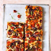 Focaccia s rajčátky