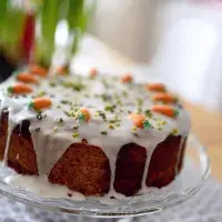 Skoro dietní mrkvový dortík