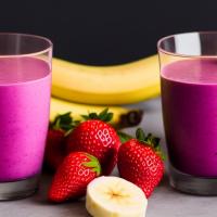 Smoothie z červeného zelí s banánem Smoothie z červeného zelí s banánem