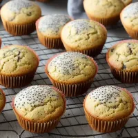 Bezlepkové muffiny s mákem