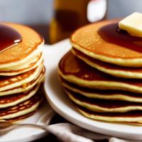 American pancakes s banánem