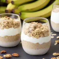 Ovesno-banánové Parfaits
