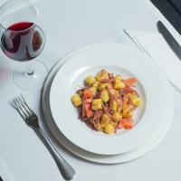 Gnocchi se šunkou a parmezánem