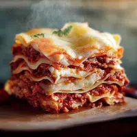 Tradiční italské lasagne s červeným vínem