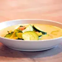 Thajská kokosová polévka Thajská kokosová polévka