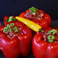 Paprikové balíčky z krkovice