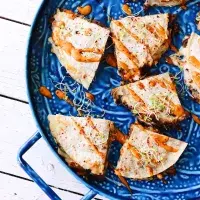 Tortilla zapečená v toustovači