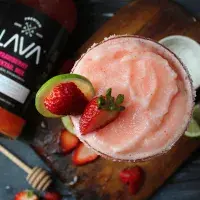 Margarity s limetkou a jahodami