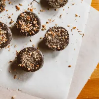 Čokoládové brownies pečené jako mufíny