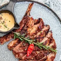 Vepřové s hořčicí a rozmarýnem