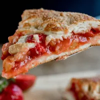 Rebarborový koláč s jogurtem a drobenkou Rebarborový koláč s jogurtem a drobenkou