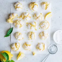 Popraskané sušenky s citronovým krémem