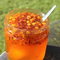 Džem ze šťávy rakytníku