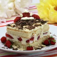 Lahodné jahodové tiramisu