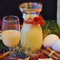 Vaječný likér bez alkoholu  Vaječný likér bez alkoholu