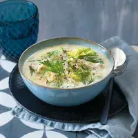 Řecká kuřecí polévka s citronem Řecká kuřecí polévka s citronem