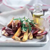 Restovaný pastinák s chorizem