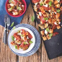 Rigatoni s omáčkou alla Norma z trouby Rigatoni s omáčkou alla Norma z trouby