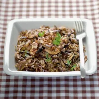 Rýžový kuba s ořechovým olejem