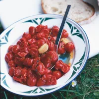 Salát z pečených rajčat