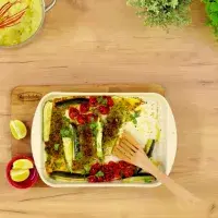 Pečená treska s kořeněnou krustou Pečená treska s kořeněnou krustou