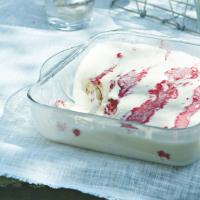 Malinové semifreddo