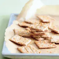 Slané špaldovo-lněné sušenky