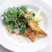 Smažená polenta s česnekovým chilli olejem